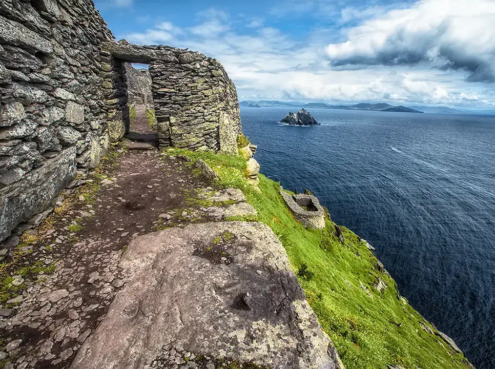 The Skellig Islands Stone wall